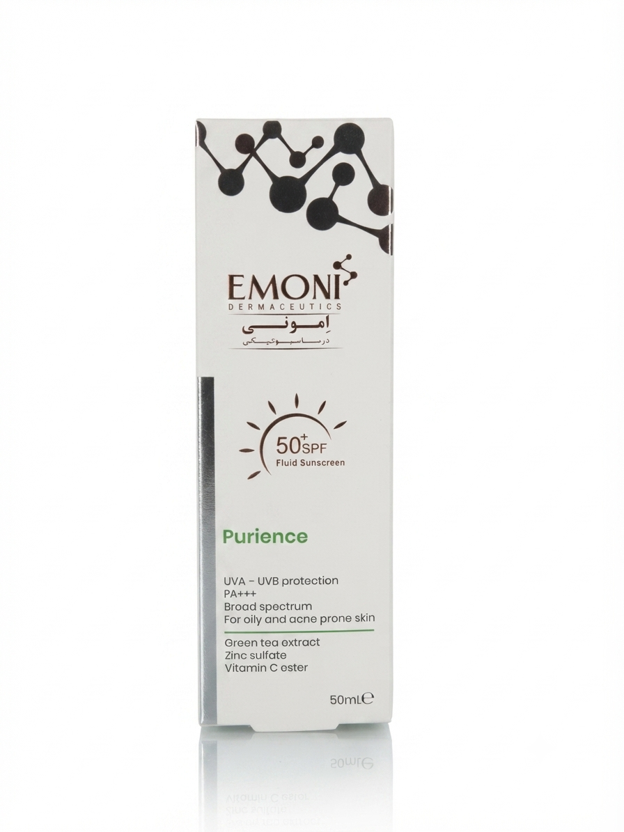 کرم ضدآفتاب فلوئید مناسب پوست چرب و مستعد آکنه امونی