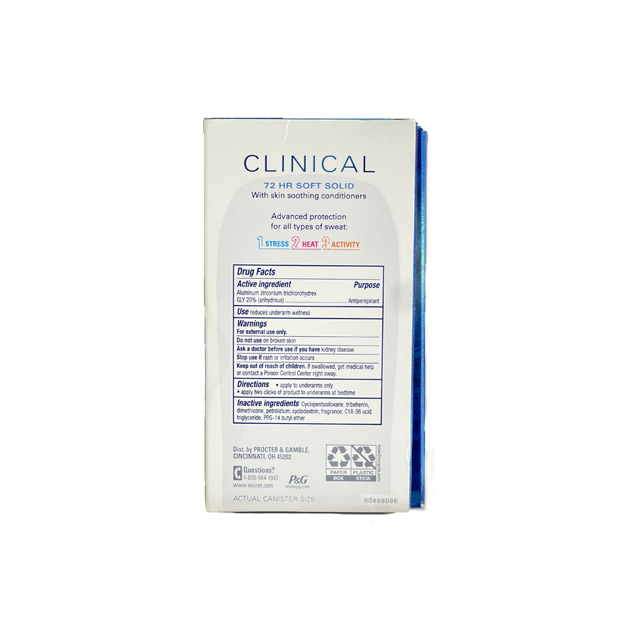 مام ضدتعریق سکرت کلینیکال پروتکشن استرس ریسپانس Secret Clinical Protection Stress Response 45g