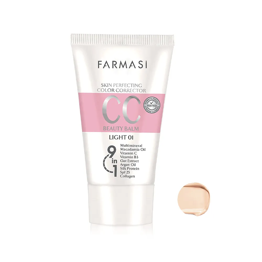 فارماسی سی سی کرم حجم 50 میل مناسب انواع پوست رنگ لایت 01