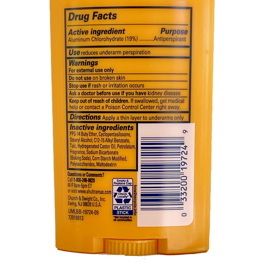 مام صابونی اولترا مکس فرش آرم اند هامر Arm & Hammer Deodorant Ultra Max Fresh 73g