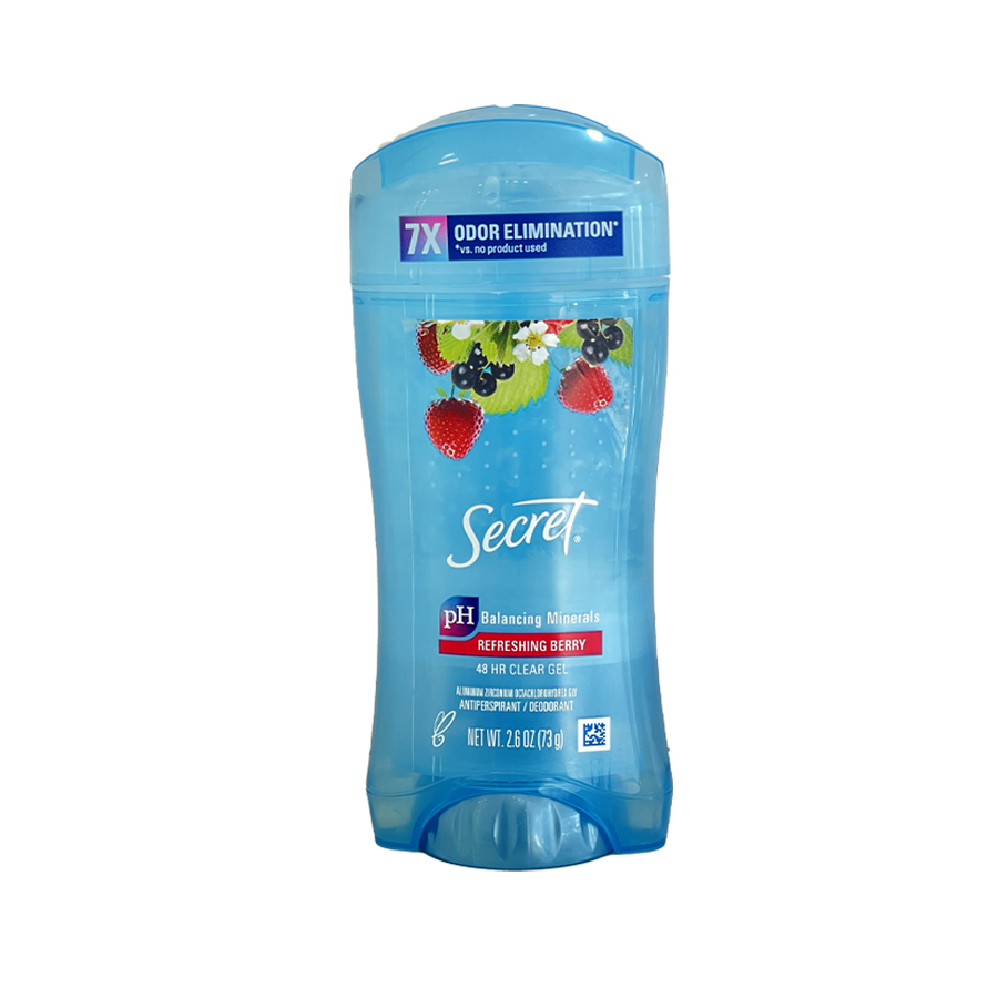 مام ژله ای زنانه بری سکرت Secret Sweat & Odor Berry Clear Gel