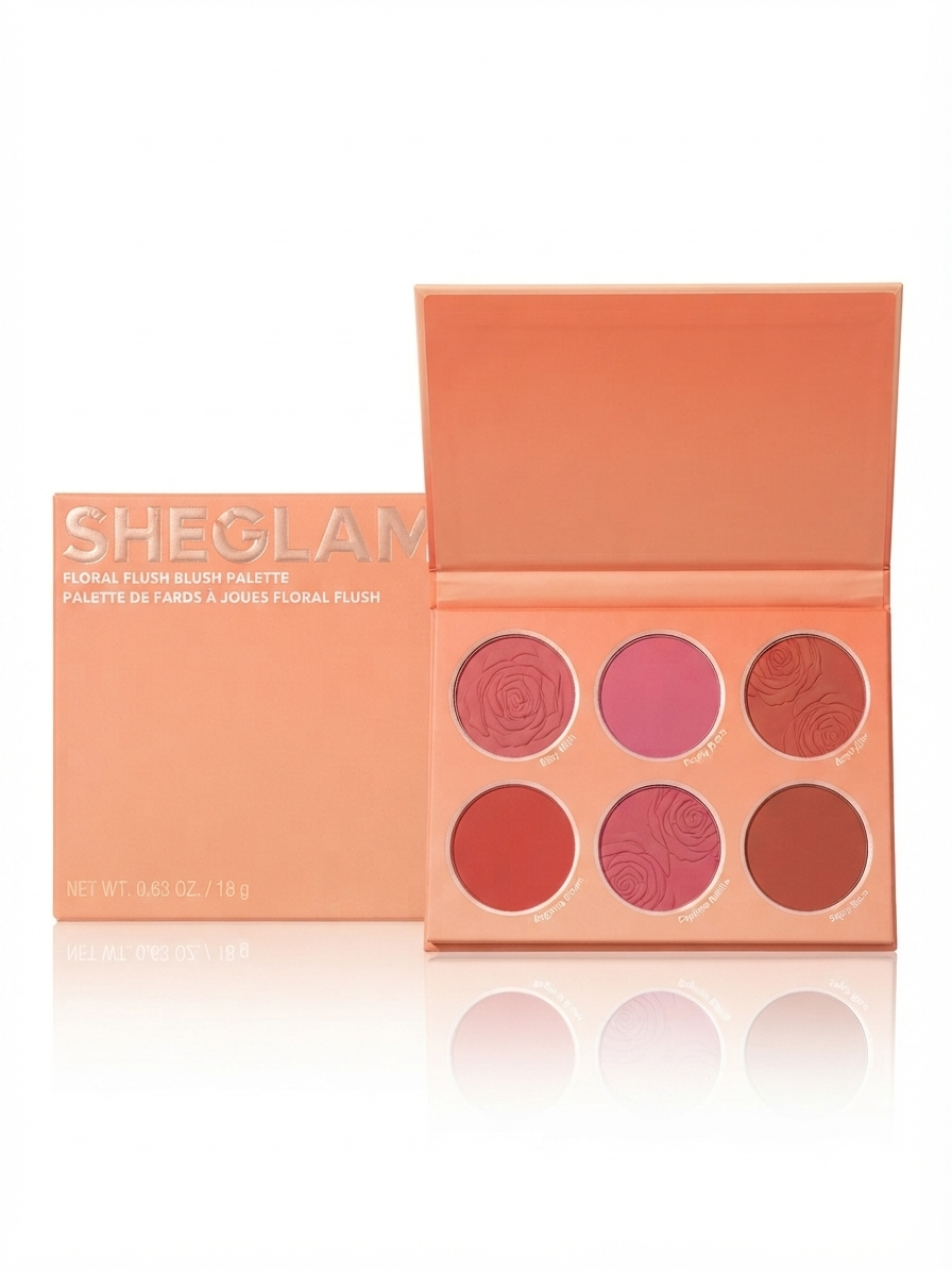 پالت رژگونه شش تاییFLORAL FLASH BLASH شیگلم
