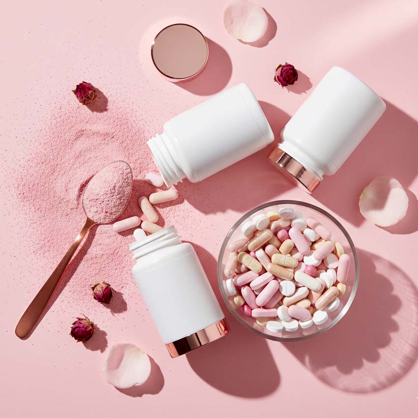 قرص ها و مکمل های پوست و مو