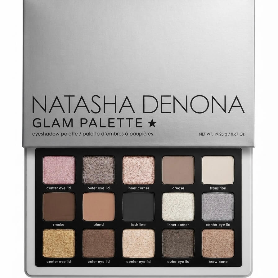 پالت سایه چشم ناتاشا دنونا مدل GLAM